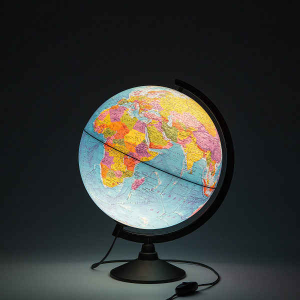 Глобус Политический с подсветкой 320 мм Классик