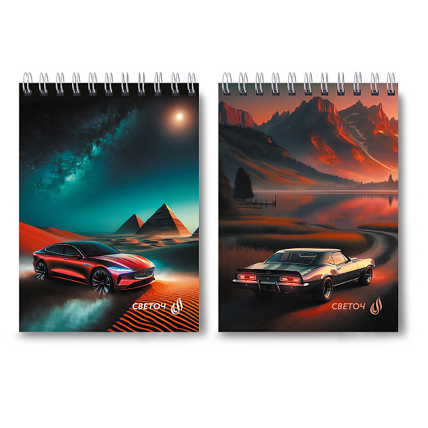 Блокнот А6 80 л. кл. на гребне "В пустыне" 01206  "Светоч"