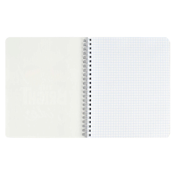 Тетрадь 96 л. кл./лин. на гребне "Double book" "ЦИТАТА ДНЯ" /А5, облож.- полипропилен, мягкий переплёт, двойная тетрадь с 4-мя обложками/