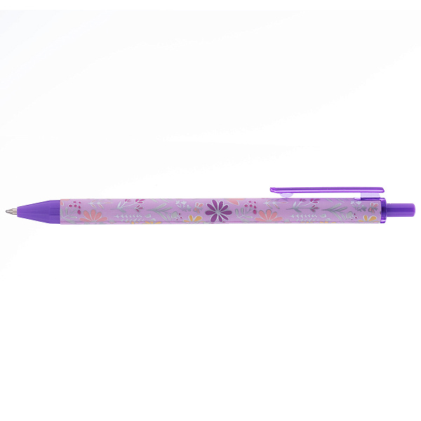 Ручка шариковая автомат. 0,7 мм Hatber.V-tone ,Синяя