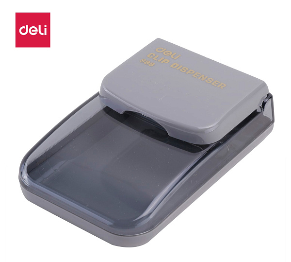 Скрепочница Deli магнитная ассорти картонная коробка