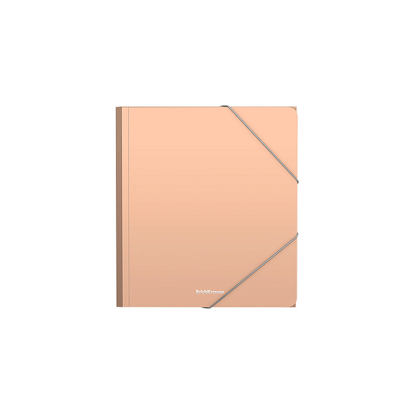 Папка для тетрадей на резинках пластиковая ErichKrause Matt Pastel Bloom, A5+, ассорти (в пакете по 4 шт.)