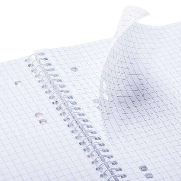 Сменный блок 80 л. А5 кл. для тетрадей на кольцах Универсальная перфорация  в индив.упак.