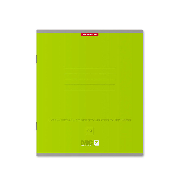 Тетрадь 24 листа в линию "MC-7" ассорти, _MIX-PACK ErichKrause®