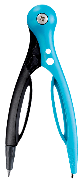 Циркуль Maped ESSENTIALS/VIVO пластиковый с грифелем, с безопасной иглой в бл.