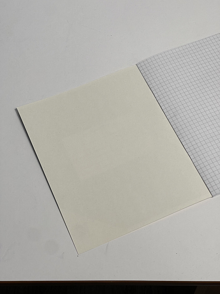 Тетрадь 12 листов в клетку ЧЕРНАЯ, обложка из мелованного картона (200г/м2), блок офсет (92%, 60г/м2)