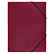 Папка на резинке А4 "Expert Complete" PRISMA 600 мкм  35 мм рубиновый