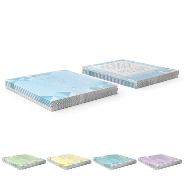 Тетрадь 18 листов в линию ErichKrause Optima Rhombs ассорти, 