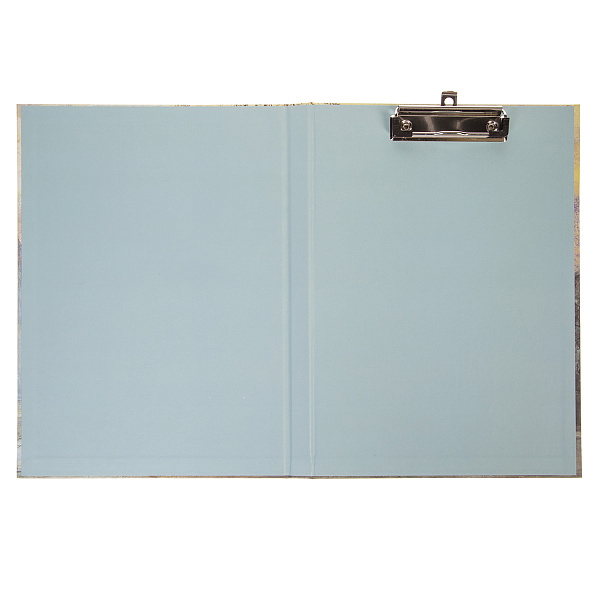 Папка-планшет с зажимом Hatber А4 с крышкой "Old town" мат.ламин. 