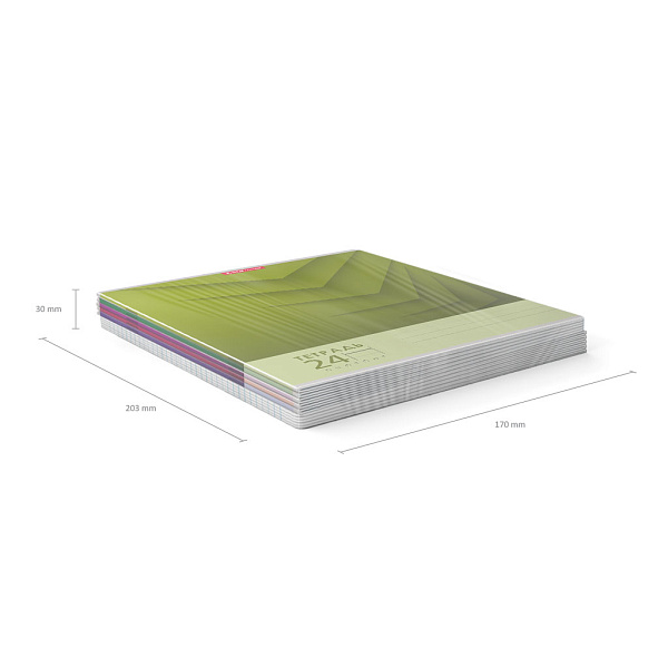 Тетрадь 24 листа в линию "Duotone Next" ассорти, _MIX-PACK ErichKrause®