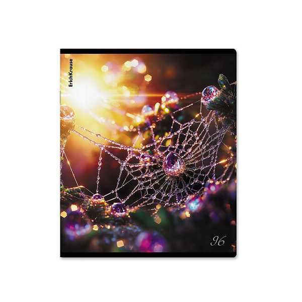 Тетрадь 96 листов в клетку "Glassy", глянцевая ламинация ErichKrause _MIX-PACK