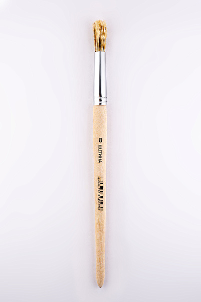 Кисть щетина круглая № 8