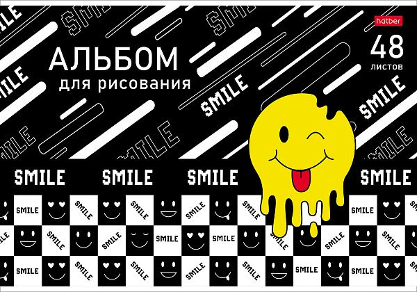 Альбом для рисования 48 листов "Ассорти.Выпуск №3" на скобе