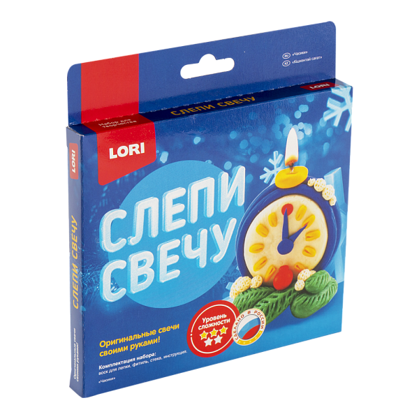 Набор для лепки свечей Слепи свечу. "Часики"