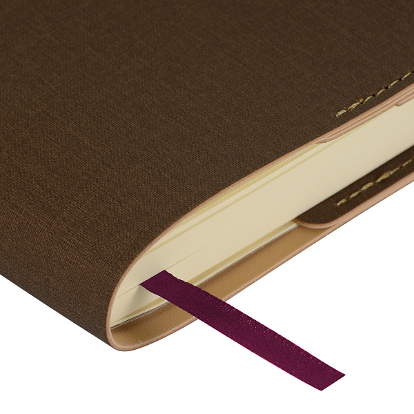 Ежедневник недат. А5 "SORRENTO" (КОРИЧНЕВЫЙ)