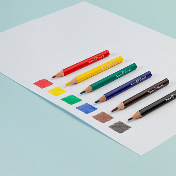 КАРАНДАШИ ЦВЕТНЫЕ УКОРОЧЕННЫЕ "FUNCOLOR" (пластиковые) В КАРТОННОЙ ТУБЕ, 12 ЦВ. 4 ВИДА (10129060/220219/0003736,КИТАЙ)