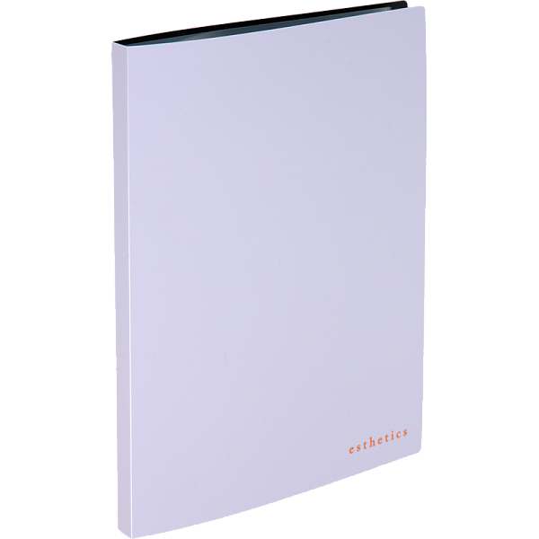 Папка 20ф А4 "deVENTE. Esthetics" полипропилен 700 мкм, лавандово-пепельная, фактура "soft-touch" вкладыши 30 мкм, внутренний карман 160 мкм, индивидуальная упаковка, 