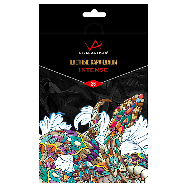 Карандаши 36 цв. "VISTA-ARTISTA" "INTENSE"  заточенные