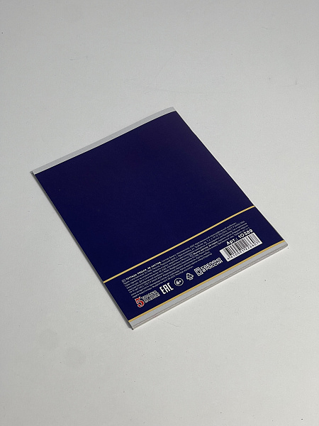 Тетрадь предметная 36 листов "Картинки" Физика, со справочным материалом, обложка мелованная бумага, блок №2 (серые листы)