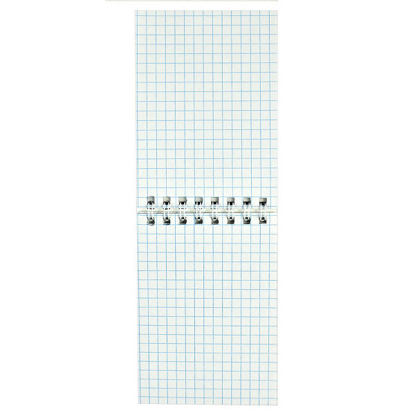 Блокнот А7 40 л. кл. на гребне "ЦВЕТНЫЕ БУКВЫ" /Блок - белый офсет 65 г/м², УФ-лак сплошной,