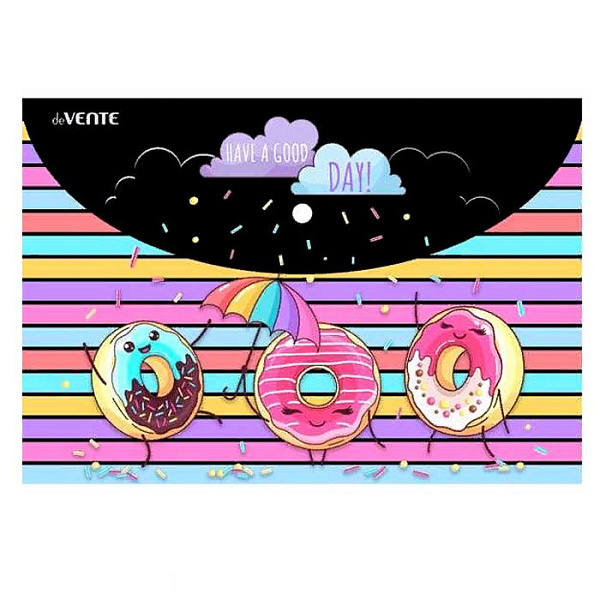 Папка-конверт на кн. А4 "deVENTE. Have a good day" 150 мкм, непрозрачная с рисунком