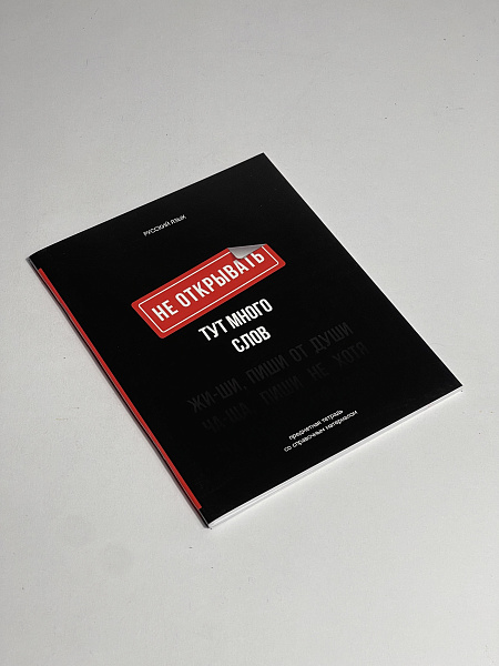 Тетрадь предметная 48 листов  "Фразочки"  Русский язык, со справочным материалом, обложка мелованный картон, блок офсет