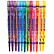 Карандаши восковые 12 цветов Crown "ArtStory", круглый корпус, выкручивающийся стержень, ПВХ упаковка