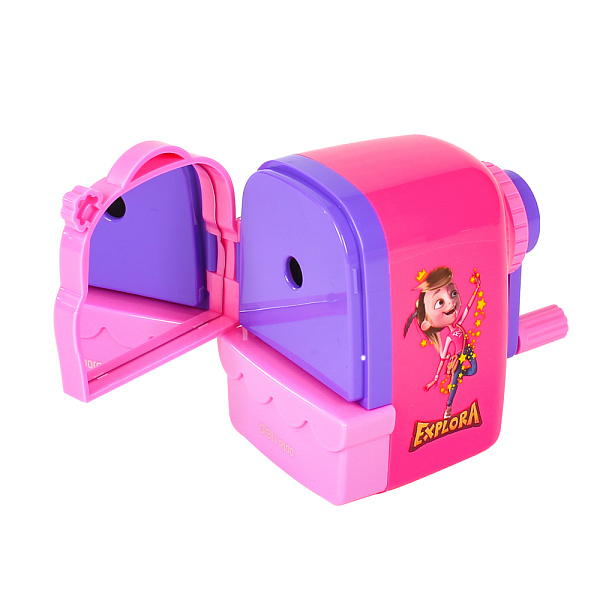 Точилка д/каранд. механическая Deli Mirror Explora пластик ассорти