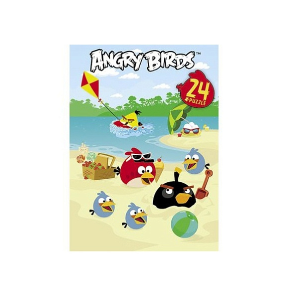 Пазлы 24 эл. 130х175 мм "ANGRY BIRDS"