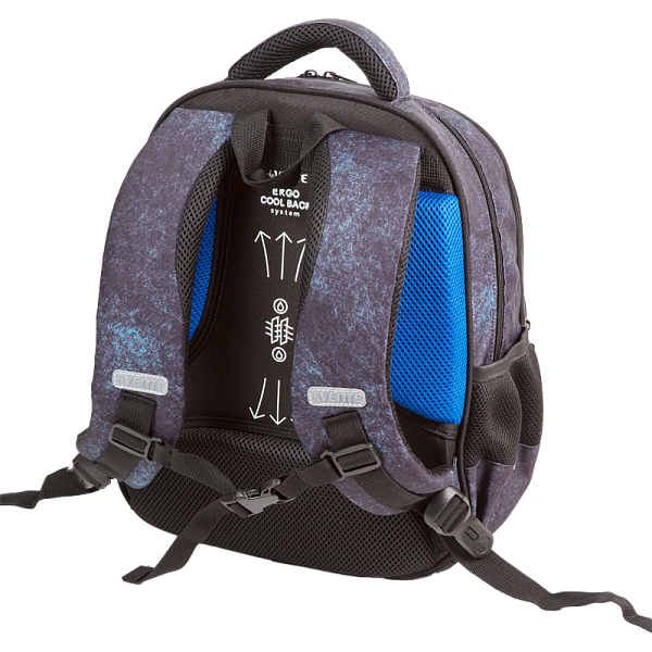 Рюкзак "deVENTE. Grade. Super Division" школьный жесткий 37x28x16 см (16 л) вес 700 г, 1 отд. на молнии с разделителями для учебников, 1 отделение с органайзером, 2 передних кармана, 2 боковых кармана сеткой на резинке, эргономичная формоустойчивая в