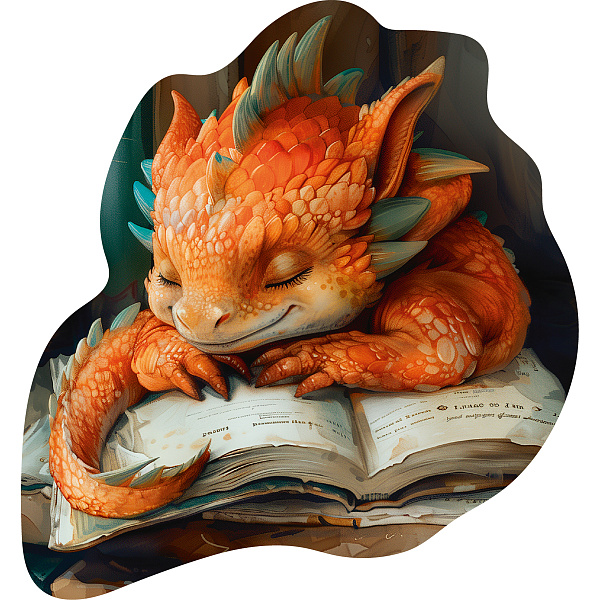 Пазл фигурный деревянный "Страж знаний" 146 элемент. "ФРЕЯ"