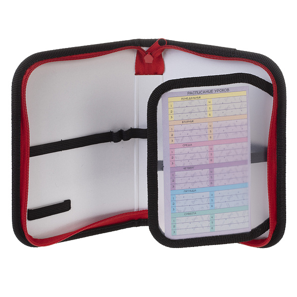 Пенал 1секц.+ств. д/мал. 190*130 Hatber "Человек- паук" на молнии металлизиров. картон, выб лак ( MARVEL)