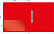 Папка 2 кольца 40мм A4 800мкм красный Бюрократ внутр. с вставкой