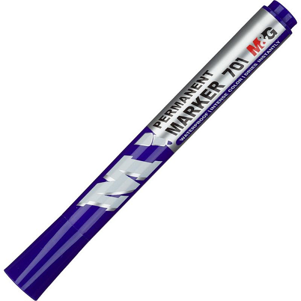 Маркер перм. 2,3 мм M&G синий