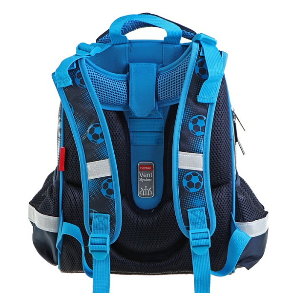 Рюкзак Hatber ERGONOMIC-Футбол- 37X29X17 СМ EVA материал светоотраж. 2 отделения 2 кармана