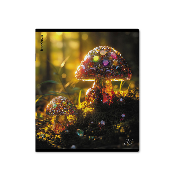 Тетрадь 96 листов в клетку "Glassy", глянцевая ламинация ErichKrause _MIX-PACK