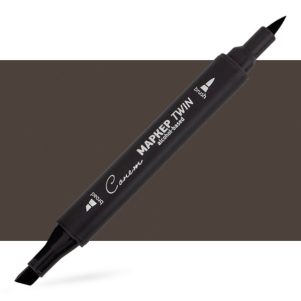 Маркер Twin Brush спиртовой Сонет, теплый серый 7