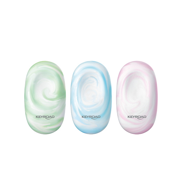 Ластик KEYROAD Marble, ассорти, 2 шт в блистере