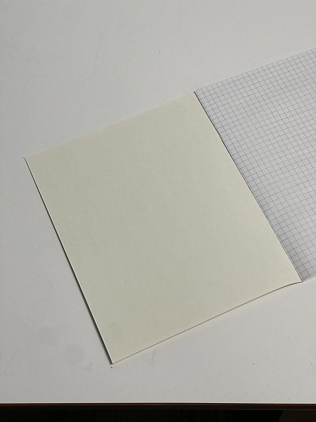 Тетрадь 12 листов в клетку СЕРАЯ, обложка из мелованного картона (200г/м2), блок офсет (92%, 60г/м2)