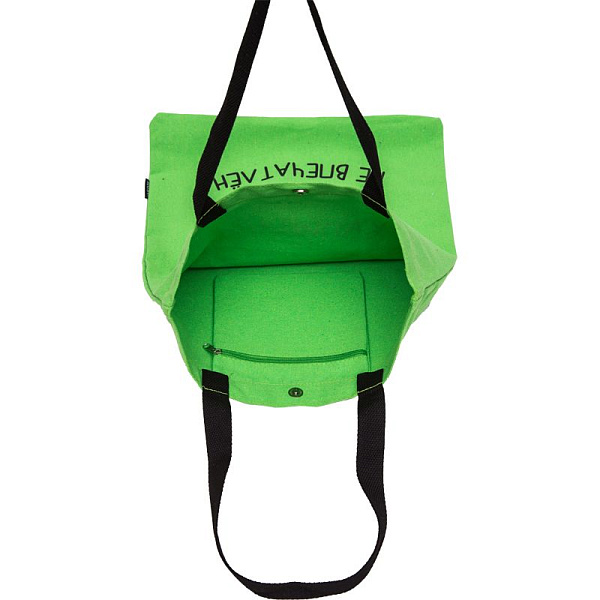 Сумка-шоппер "deVENTE. Capybara" 35х40 см, канвас, 1 отделение на магнитной кнопке, 1 внутренний карман на молнии, с рисунком