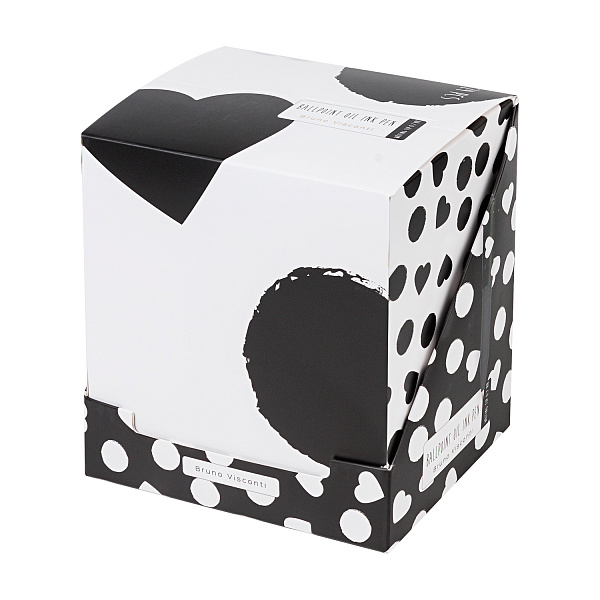 Ручка шариковая 0,7 мм "PrimeWrite. Black&White" С ЧЕРНИЛАМИ НА МАСЛЯНОЙ ОСНОВЕ, СИНЯЯ 2 ВИДА