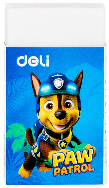 Ластик Deli Paw Patrol 45х25х12мм ПВХ ассорти картонный дисплей (1шт)