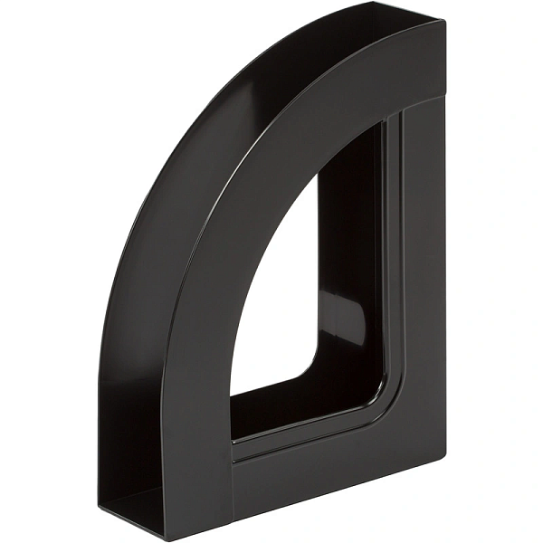 Лоток для бумаг вертикальный черный 70мм