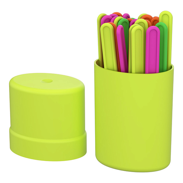 Счетные палочки пластиковые ErichKrause Neon Solid (в тубусе по 30 шт)