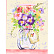 Пакет подарочный бумажный "deVENTE. Bouquet" вертикальный, размер 26x32x10 см, с блестками, бумага 210 г/м², ассорти 4 дизайна
