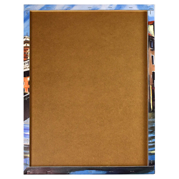 Алмазная мозаика 40*50 см "РОМАНТИКА ВЕНЕЦИИ" (24 цветов страз, холст на подрамнике с напечатенной картиной, покрытый клеевым слоем и защитной пленкой, пак