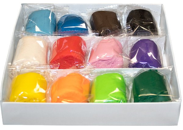 Тесто для лепки 12 цветов Луч