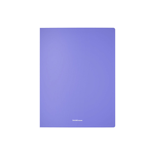 Папка 2 кольца 24 мм А4 ErichKrause Diagonal Pastel, пластиковая, ассорти 