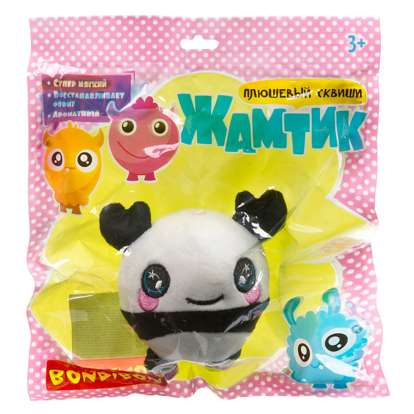 Плюшевый сквиши  Bondibon «ЖАМТИК», олень,  PAC 