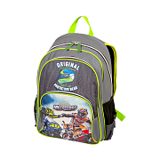 Рюкзак школьный "deVENTE. Basic. Motocross" 38x32x18 см, вес 600 г, 1 отделение на молнии с карманом
